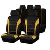 Universal Car and Minivan Seat Cover with Exclusive Waistline Design Fabric Cushion