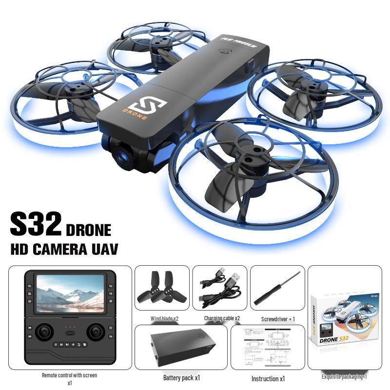 Brushless Foldable Drone with Screen Remote & Optical Flow for Aerial Photography