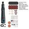 Mini Cordless Rotary Tool 3-Speed USB Rechargeable Rotary Tool with Accessories for DIY Crafts Jewelry Making Wood Carving Polishing Sanding Drilling