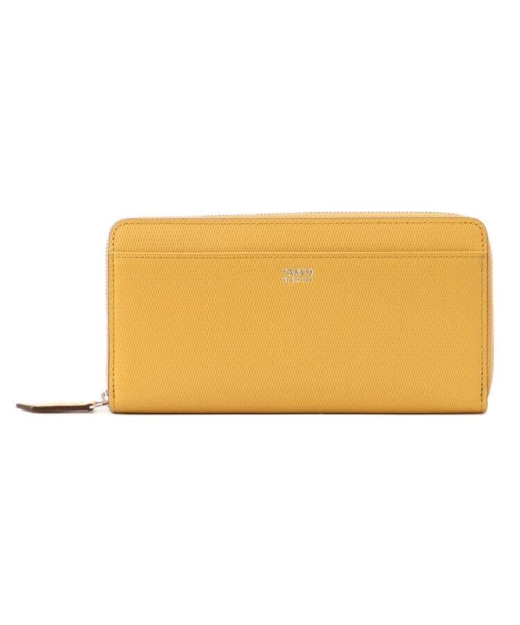 Takeo Kikuchi Soft Natural Mini Mesh Leather Round Zip Long Wallet 07001521 Yellow 00 & Men's (532)