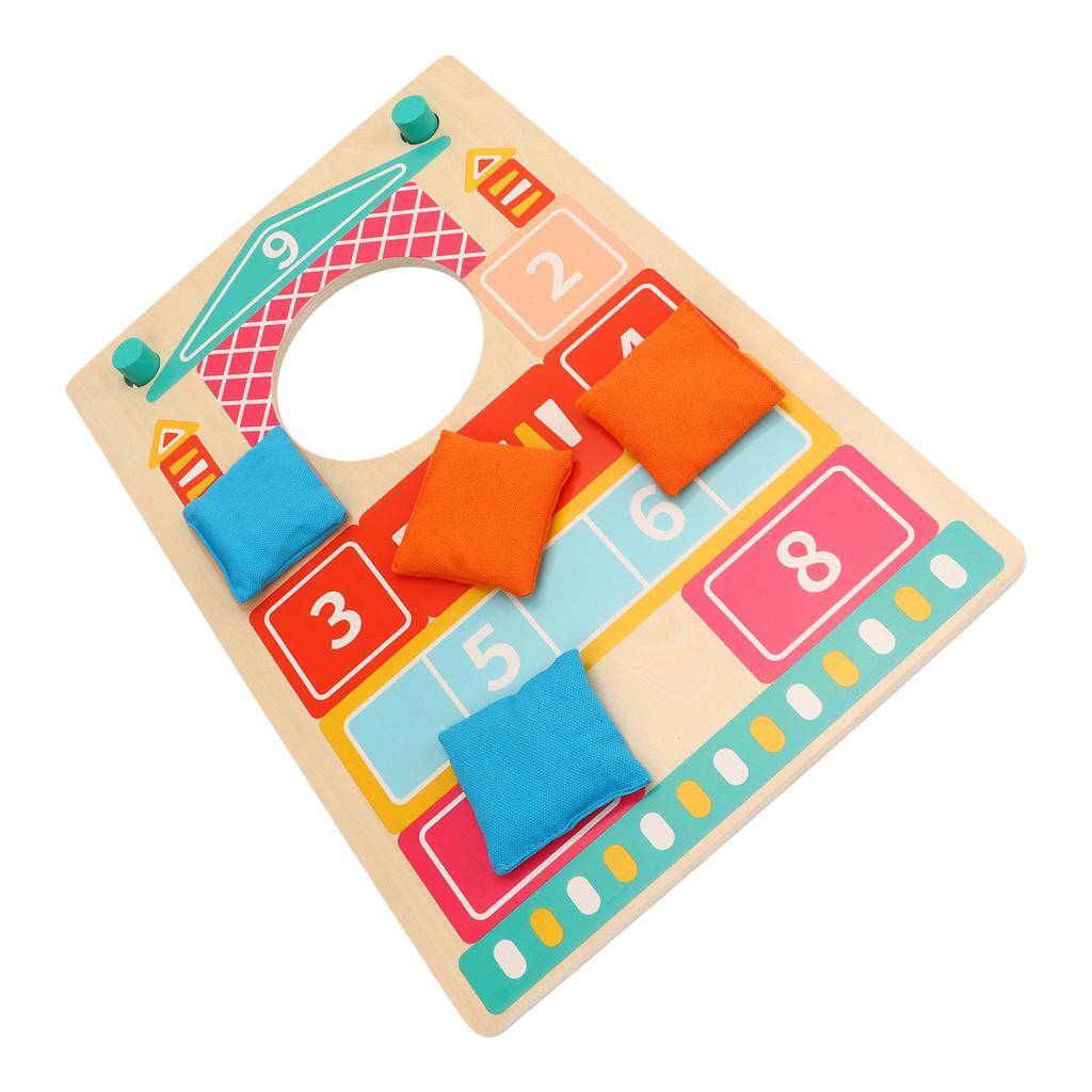 Solid Wood Cornhole Set Indoor and Outdoor Corn Hole Toss Bags Interactive Game Toys