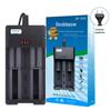 Dual Battery Charger UK63USB for 3.7V Cylindrical Lithium 18650 Batteries