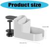 Desktop Phone Stand With Beverage Holder Modern Nonslip Base Desktop Organiser Workspaces Storage Solution