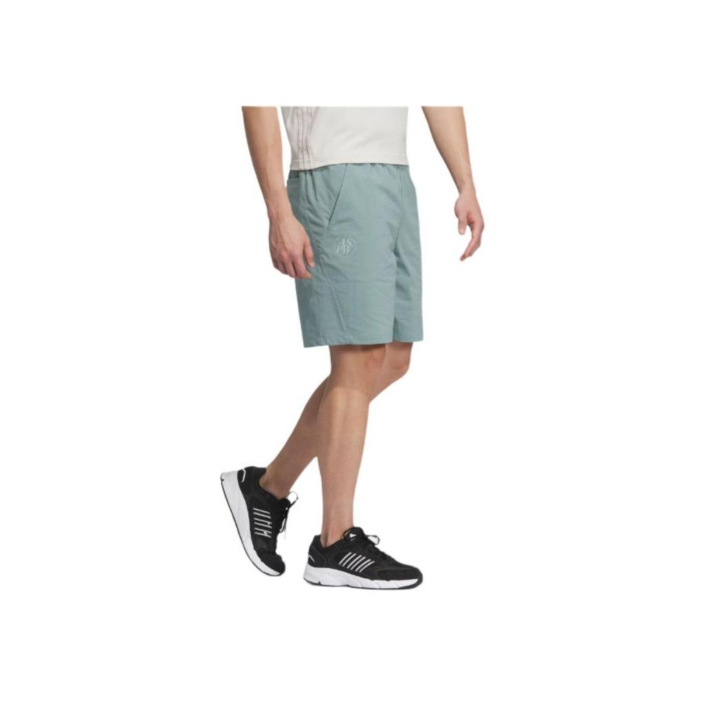 Adidas Lounge Woven Shorts Fashion Logo Drawstring Elastic Waist Casual Shorts Men Shorts Light-Gray JI8610