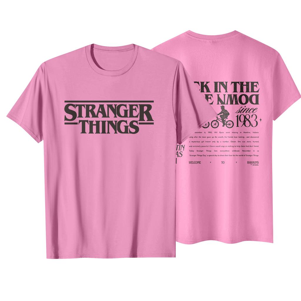 Lässiges Kurzarm-T-Shirt mit Buchstabenprint für Kinder