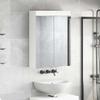 Bathroom Mirror Cabinet with Shelf TULUM White 60 x 16.5 x 78 cm