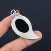Friendship Day Sale Natural Black Onyx 925 Sterling Silver Handmade Wife Pendant