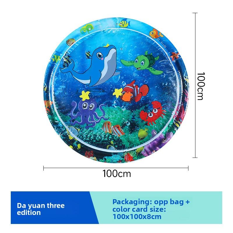 

Надувной детский водный коврик с плавательным кругом на океанскую тематику для сенсорной игры и развития