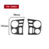 1 Set Carbon Fiber Dashboard Side Button Panel Trims For Honda S2000 2000-2009