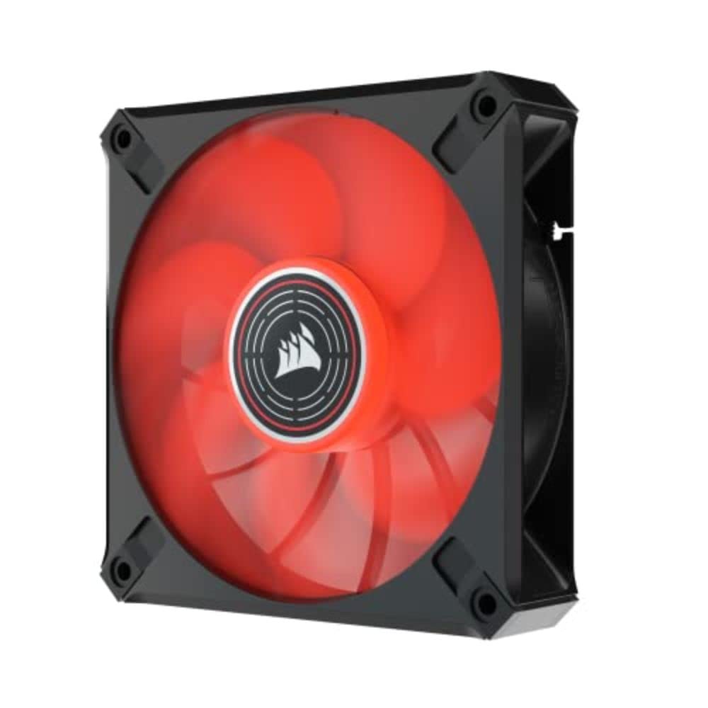 CORSAIR ML120 LED 120mm Magnetic Levitation Red LED Fan with Single Pack ELITE, AirGuide, CO-9050120-WW