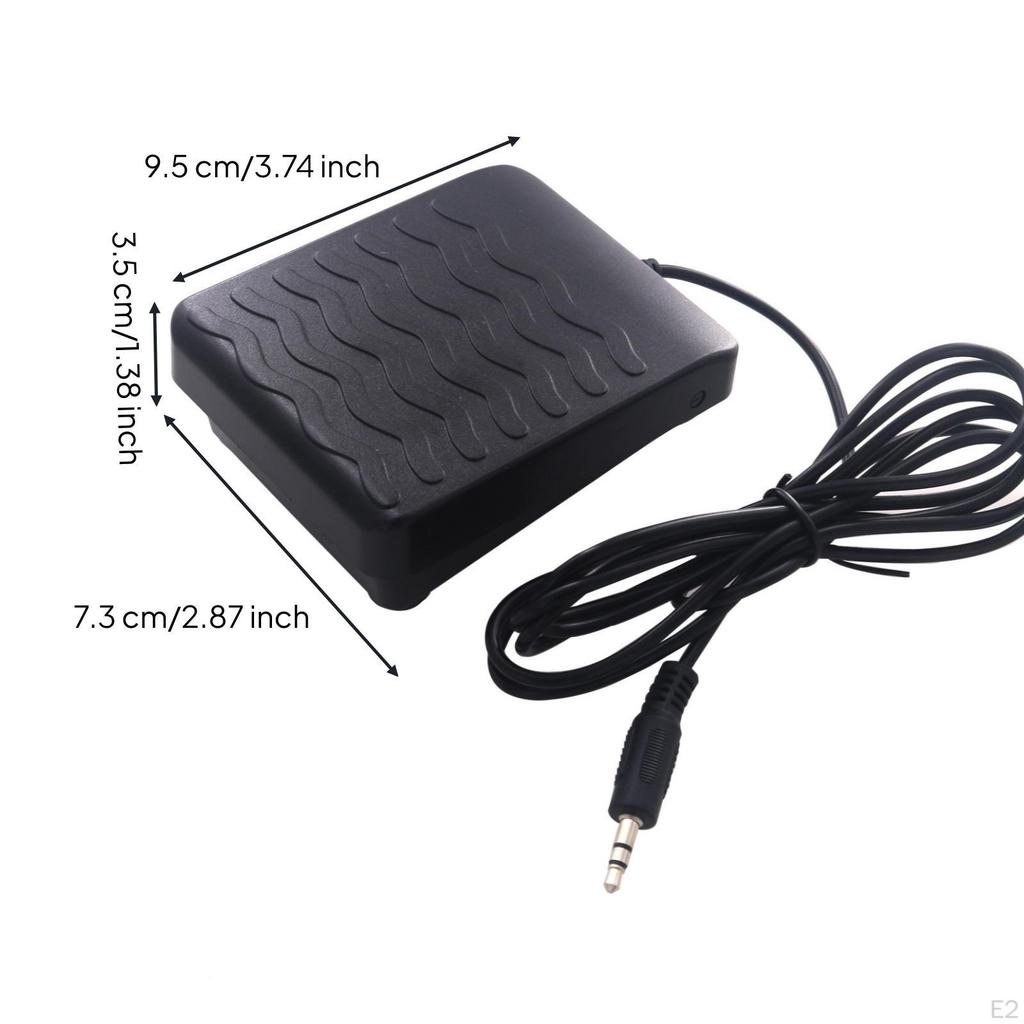 Keyboard Sustain Pedal Compact Universal NonSlip Foot Switch for Keyboardists,