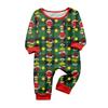 Print Cute Family Set Pajamas, Home Clothes, Family Set Long Sleeve Top Pants Set