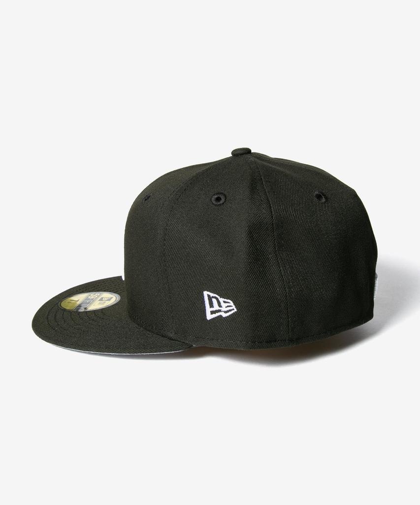 New Era 59FIFTY Los Angeles Dodgers Black Size 7 Cap, & White, 1/8" [Used]