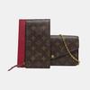 [Pre-Owned] Felicie Pochette Classic Monogram Coated Canvas And Leather Three-In-One Chain Bag - Very Good #1TMOXDJ