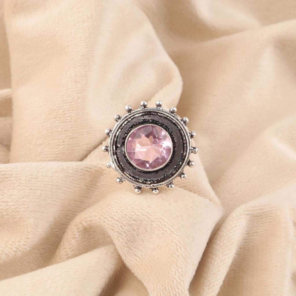 Wonderful Morganite Gemstone Jewelry, 925 Solid Sterling Silver Ring, Handmade Silver Ring, Gift For Women