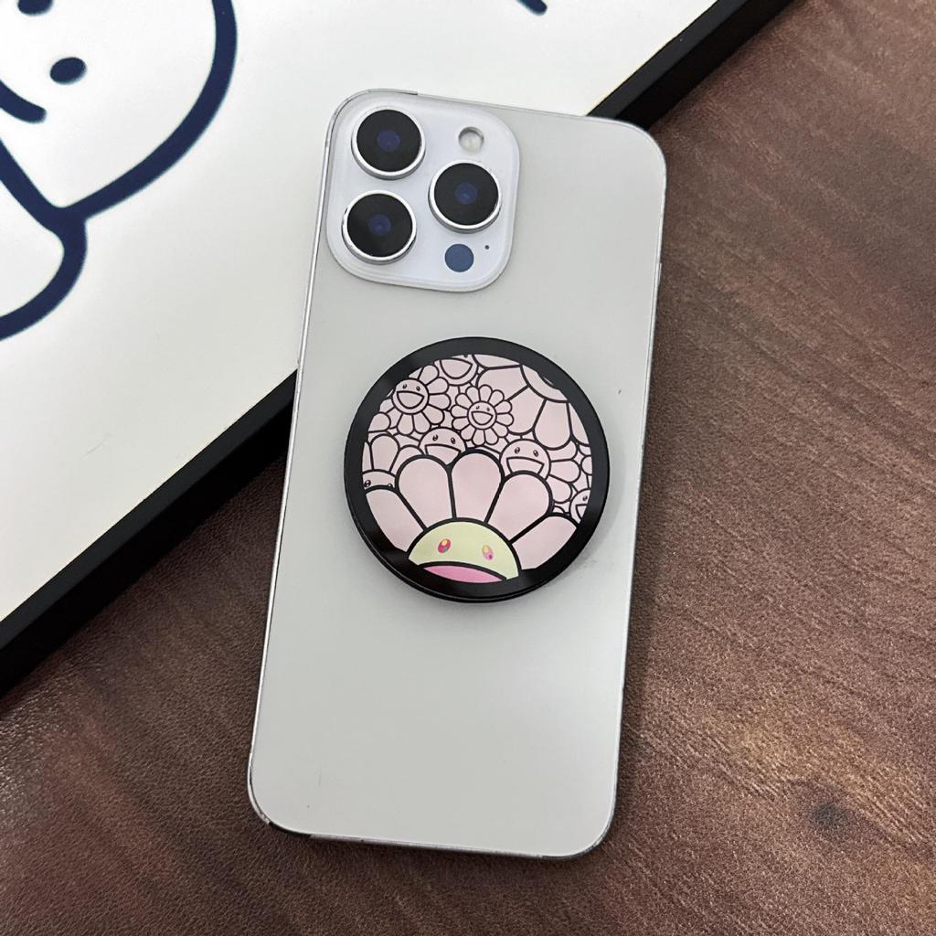 Faltbarer magnetischer Handy-Ständer im Cartoon-Stil für Schreibtisch und Zuhause