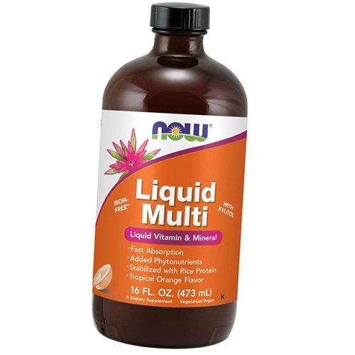 Liquid Multivitamins and Minerals, Liquid Multi, Now Foods 473ml Orange (36128271)