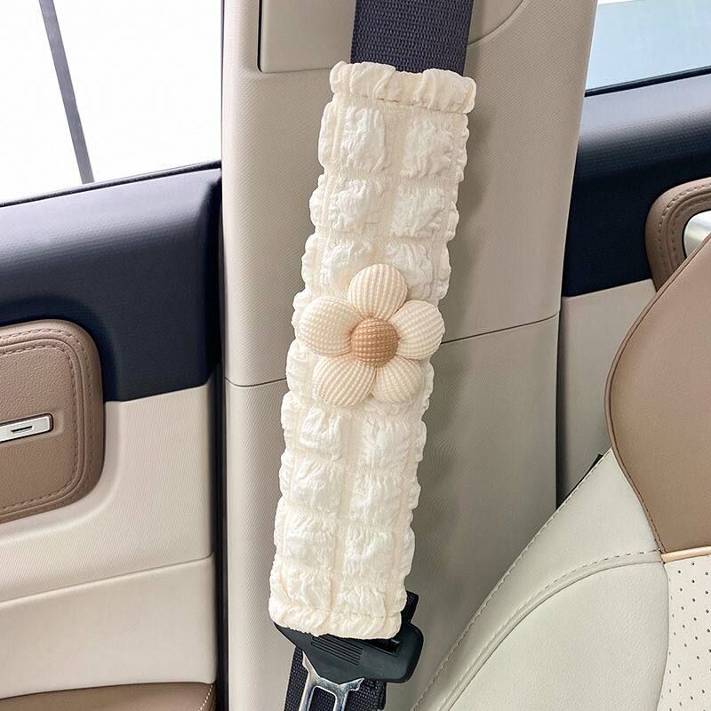 Car Seat Belt Shoulder Pads, Car Seat Belt Protectors, Cute Car Interior Decoration Items, Anti-Neck Strangulation