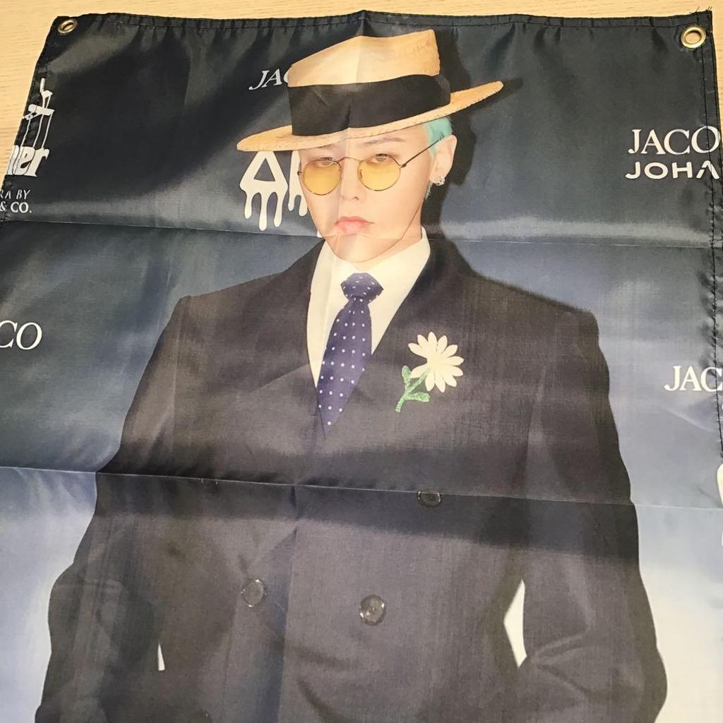[USED] G-DRAGON 2025 WORLD TOUR GD Jiyong Tapestry Poster