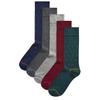 Ex Store Mens Spotted Cotton Socks (Pack of 10)