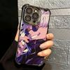 Anime Gojo Satoru JUJUSU Soft Phone Case For iPhone 15 16 17 Air 14 Pro Max 16E Plus 13 12 Mini Plating Anti-Fall Fundas