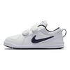 Nike Pico Velcro Comfortable Non-Slip Shock Absorbing Wear-Resistant Breathable Low-Top Casual Shoes Kids sneaker White Black 454500-101