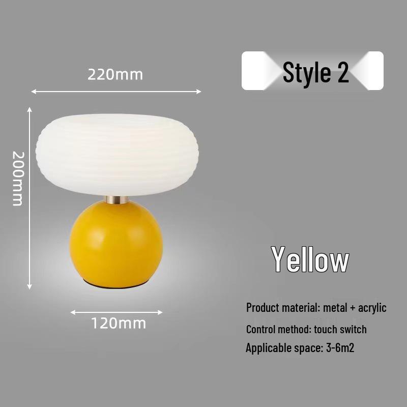 French Cream-Style Table Lamp: Romantic Nordic Night Light for Bedroom & Wedding Decor
