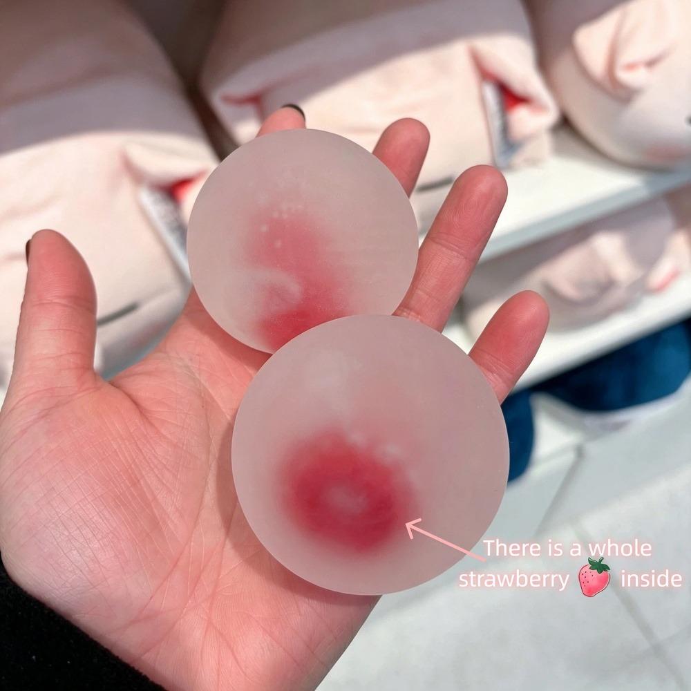 Strawberry Mochi Squeeze Toys Stress Relief And Vent Anger Fidget Toys Slow Rebound Stress Relief Toy Squishy Toy