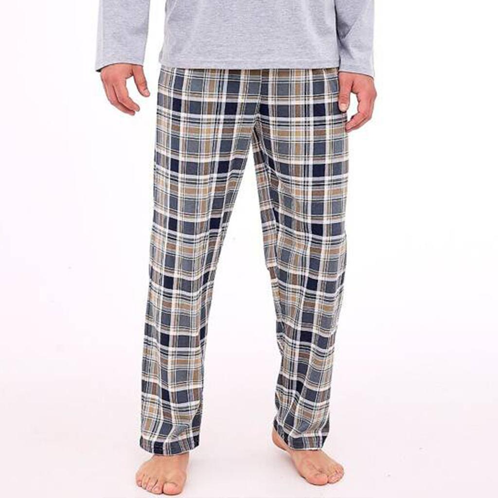 Cornette Men's EXPLORE Cotton Gray Pajamas
