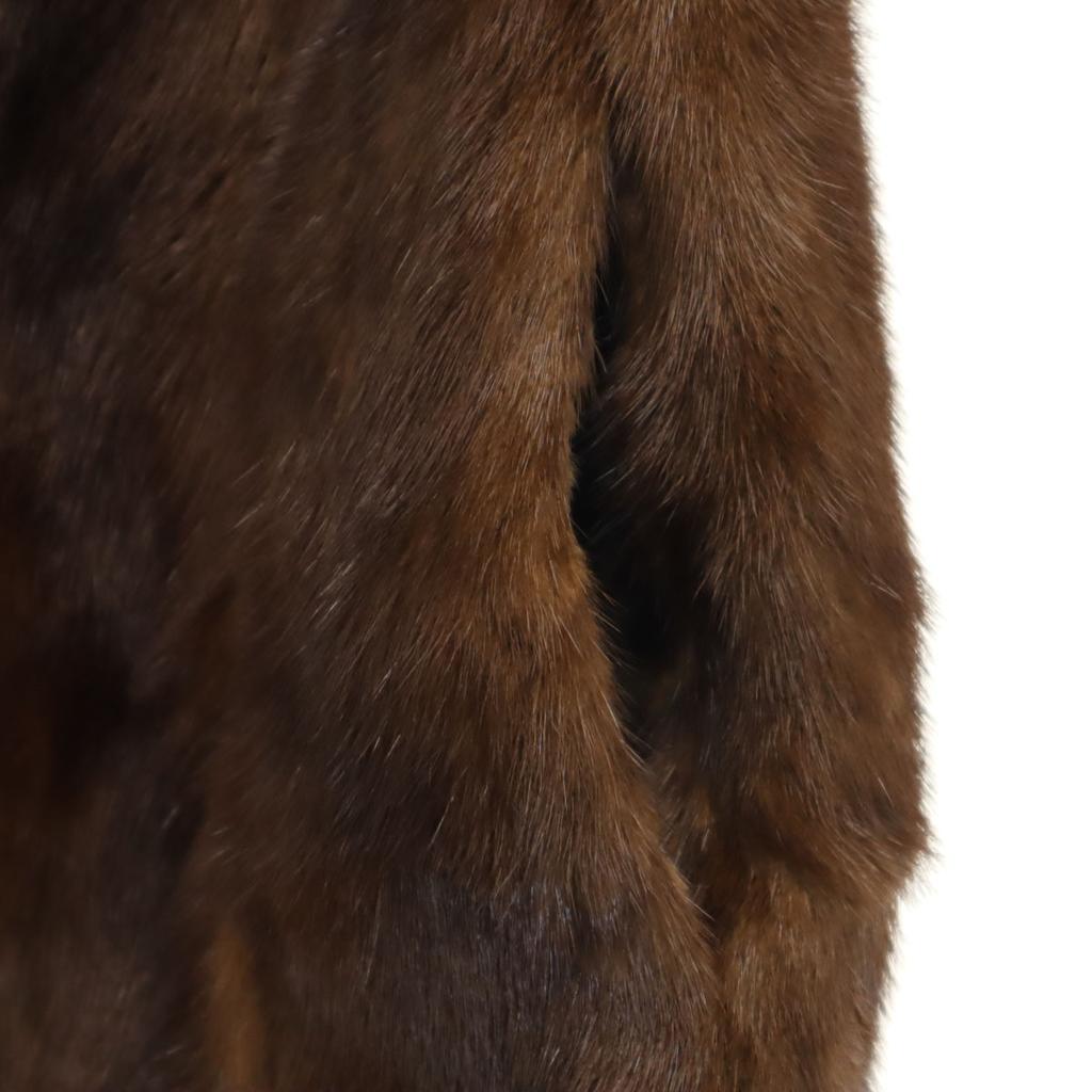 Płaszcz futrzany SAGA MINK 9 Brązowy Damski Używany