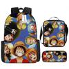 Surrounding ONE PIECE cartoon animation primary school students second or fourth grade lightweight burden reduction large capacity backpack bag