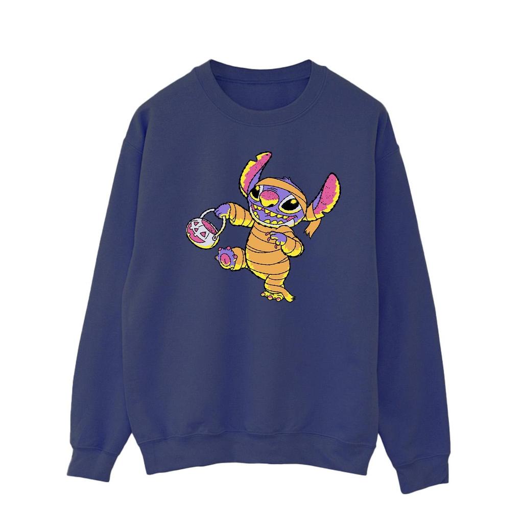 Lilo & Stitch Herren-Sweatshirt „Süßes oder Saures“.