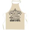 Kitchen Apron - Ministry of Magic - Thick Cotton - DTG France Print - Adjustable Ties