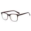 TR90 Frame Rivet Big Square Myopic Glasses Women Men Prescription Spectacle Diopter 0 To -6 0 Lightweight Durable