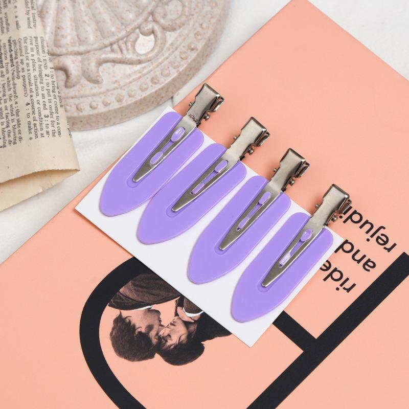 1/4/10pcs/set No Bend Seamless Hair Clips Side Bangs Barrette Makeup Washing Face Accessories Women Girls Styling Hairpins