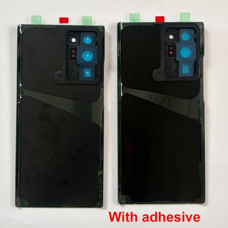 Nuova Scocca Per Samsung Galaxy Note 20 Ultra Cover Posteriore Batteria Sportellino Posteriore Parti di Ricambio Vetro Posteriore + Colla Lente Fotocamera