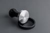 La mellow Espresso Coffee Tamper 515358mm Coffee Tamper for Espresso Machines (58mm Stainless Steel with Aluminum Handle) with Tamper Mat