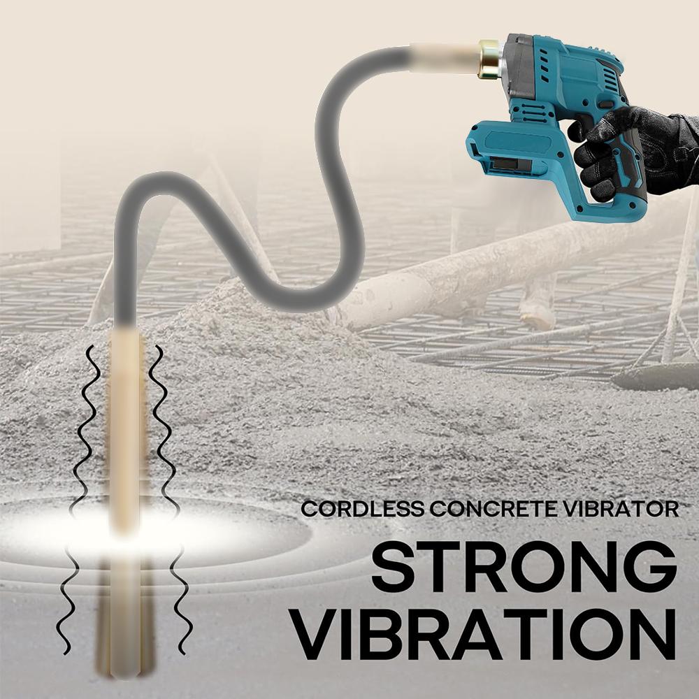 For Makita Battery 20V Cordless Electric Concrete Vibrator Concrete Compactor Concrete Brushless High Power Mixing Power Tool