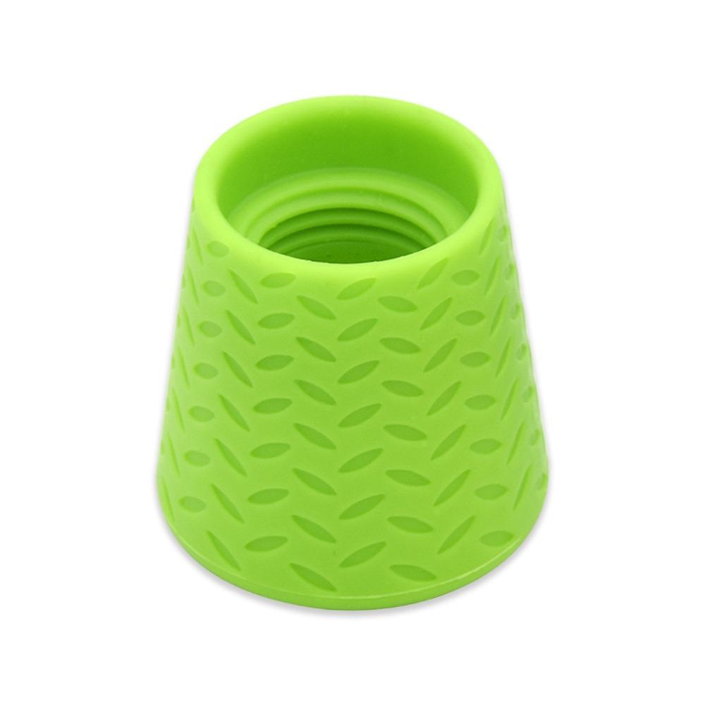 

Silicone Water Bottle Shower Cap Universal Dog Shower Spray Outdoor Dog Shower Attachment зелений