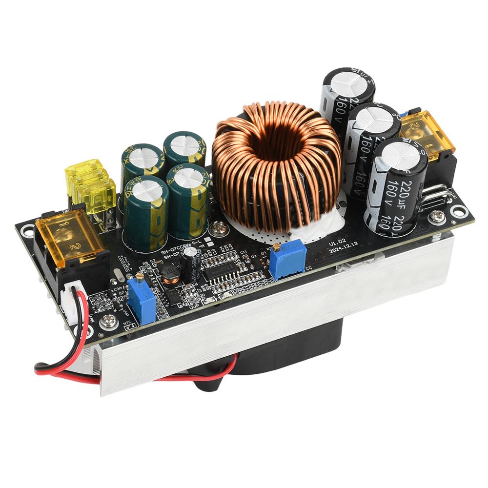 1800W 40A DC-DC Boost Converter Step Up Power Supply Module DC14-60V to 14-90V or DC14-85V to 14-120V Adjustable Voltage Charger