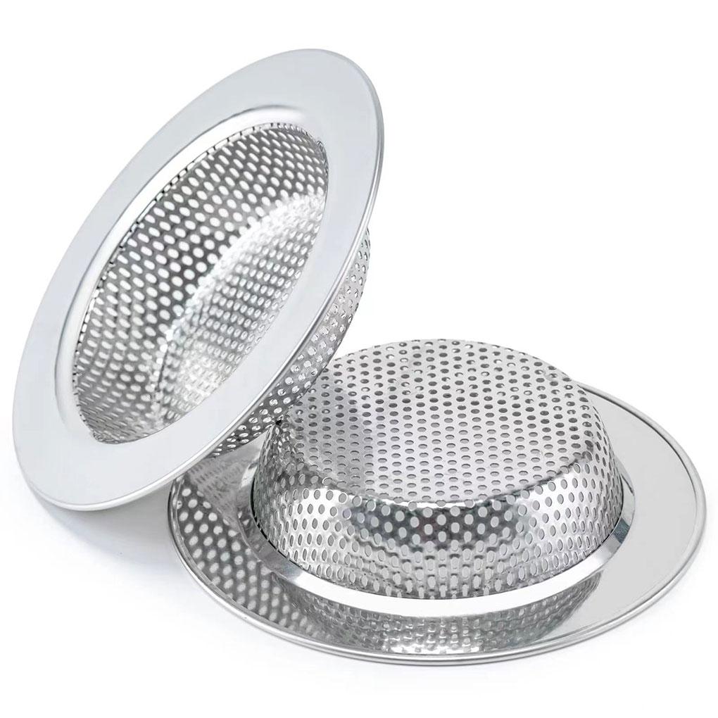 2piece Stainless Steel Drain Filter Easy To And Durable For Bathroom And Kitchen Sinks Sink Filter