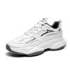 Sapatos masculinos tamanho extra grande primavera e outono 2025 novos sapatos esportivos de malha sapatos casuais da moda sola grossa aumento interno da altura sapatos de pai