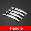 For Peugeot 307 307sw 307cc Accessories Chrome Trim Chromium Styling Door Handles Cover Sticker Exterior Decoration Car Styling