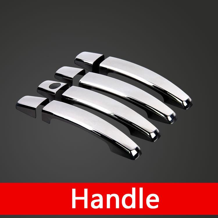 For Peugeot 307 307sw 307cc Accessories Chrome Trim Chromium Styling Door Handles Cover Sticker Exterior Decoration Car Styling