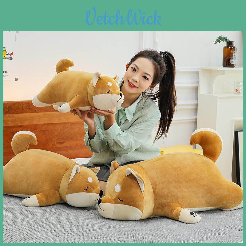 Cute Shiba Inu Soft Plush Toy With Cotton Filling For Kids Room And Relaxation
