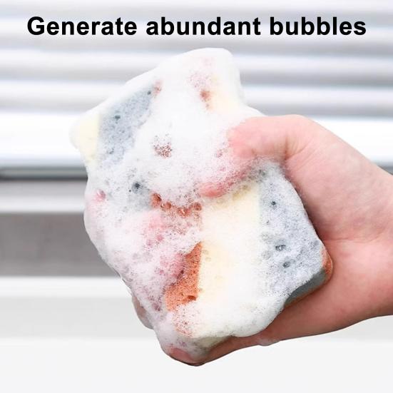 5/10Pcs Dishwashing Sponge Effective Cleaning Multifunctional Scratch-free Countertop Cleaning Sponge