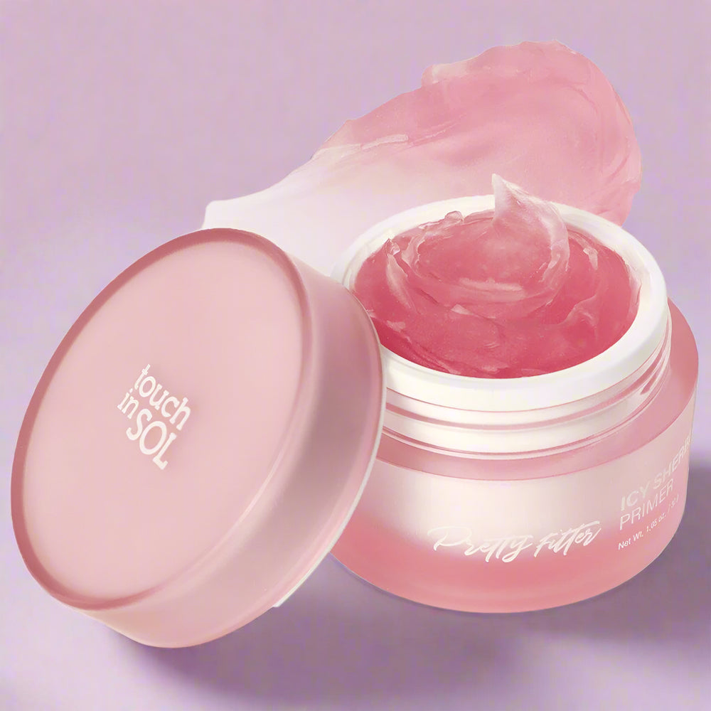 touch in SOL Pretty Filter Icy Sherbet Primer