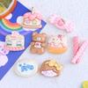 10 Stück Neue Niedliche Cartoon Geburtstagsparty Tier Kuchen Serie Harz Scrapbook DIY Schmuck Haarnadel Zubehör Dekorieren Basteln A86