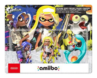 Amiibo Triple-Set [Inkling] (Gelb) / Oktoling (blau) / Kojake] (Splatoon-Serie)