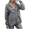 Women's Fashion Casual Solid Color Waterproof Outdoor Hiking Short Jacket